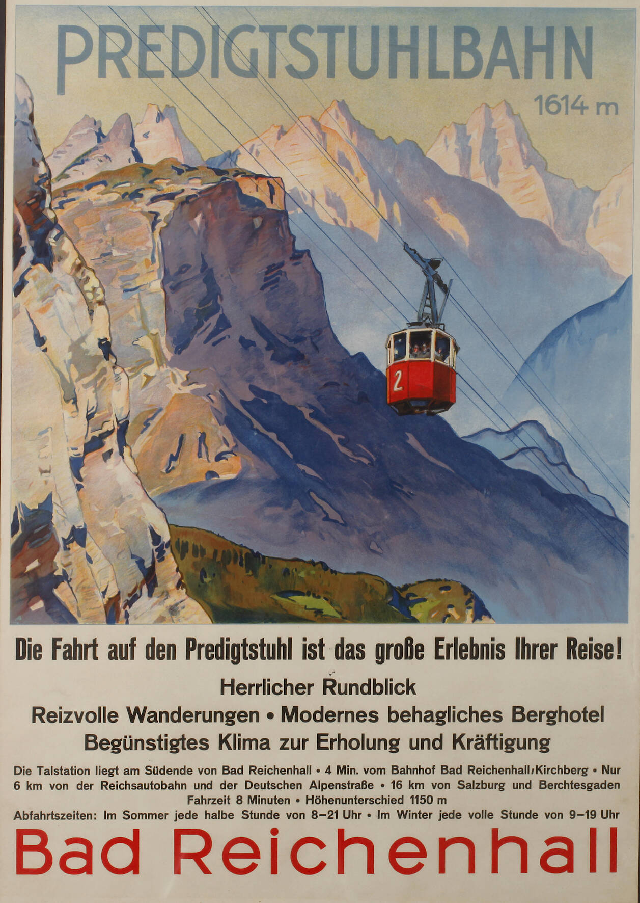 Werbeplakat Bad Reichenhall