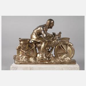 Trophäe Wertungsfahrt Motorrad mit Beiwagen 1929