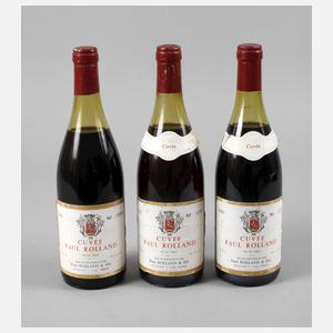 Drei Flaschen Rotwein