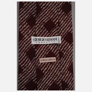 Neun Designerkrawatten