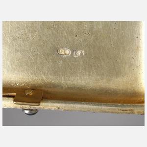 Russland Zigarettenetui Silber