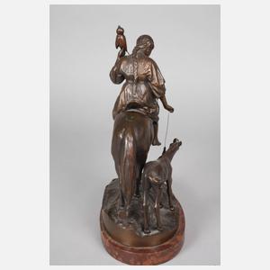 A. M. Bonegor, Spinnerin zu Pferd