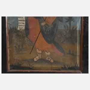 Russland Heiligenbild Johannes der Täufer, 19. Jh.