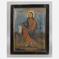 Russland Heiligenbild Johannes der Täufer, 19. Jh.111