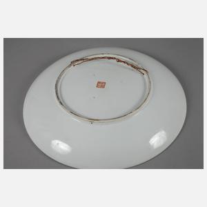 Wandteller Famille rose