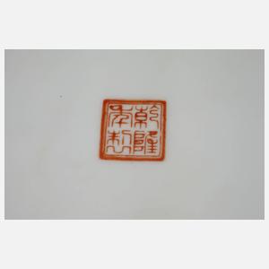 Wandteller Famille rose