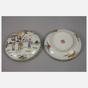 Deckeldose Famille rose