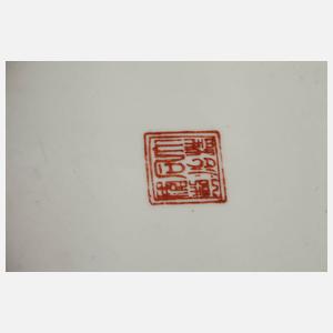 Deckeldose Famille rose