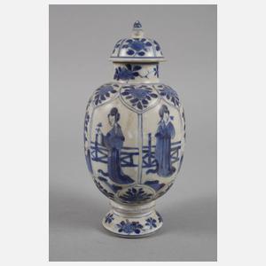 Deckelvase Kangxi-Zeit