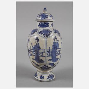 Deckelvase Kangxi-Zeit
