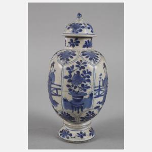 Deckelvase Kangxi-Zeit