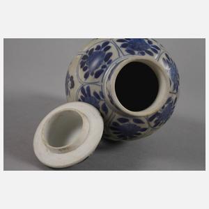 Deckelvase Kangxi-Zeit