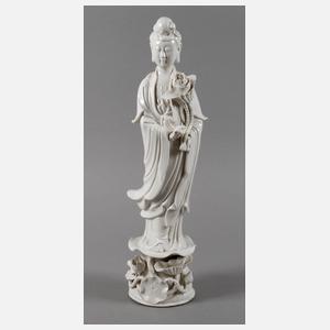 Porzellanfigur Guanyin