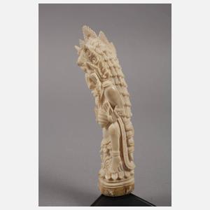 Stockgriff Elfenbein