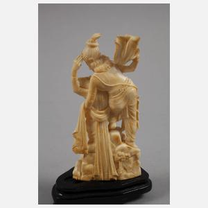 Zwei Elfenbeinschnitzereien