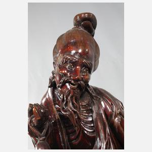 Große figürliche Schnitzerei