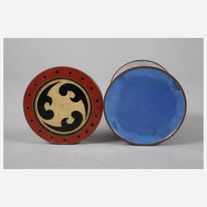 Deckeldose Cloisonné