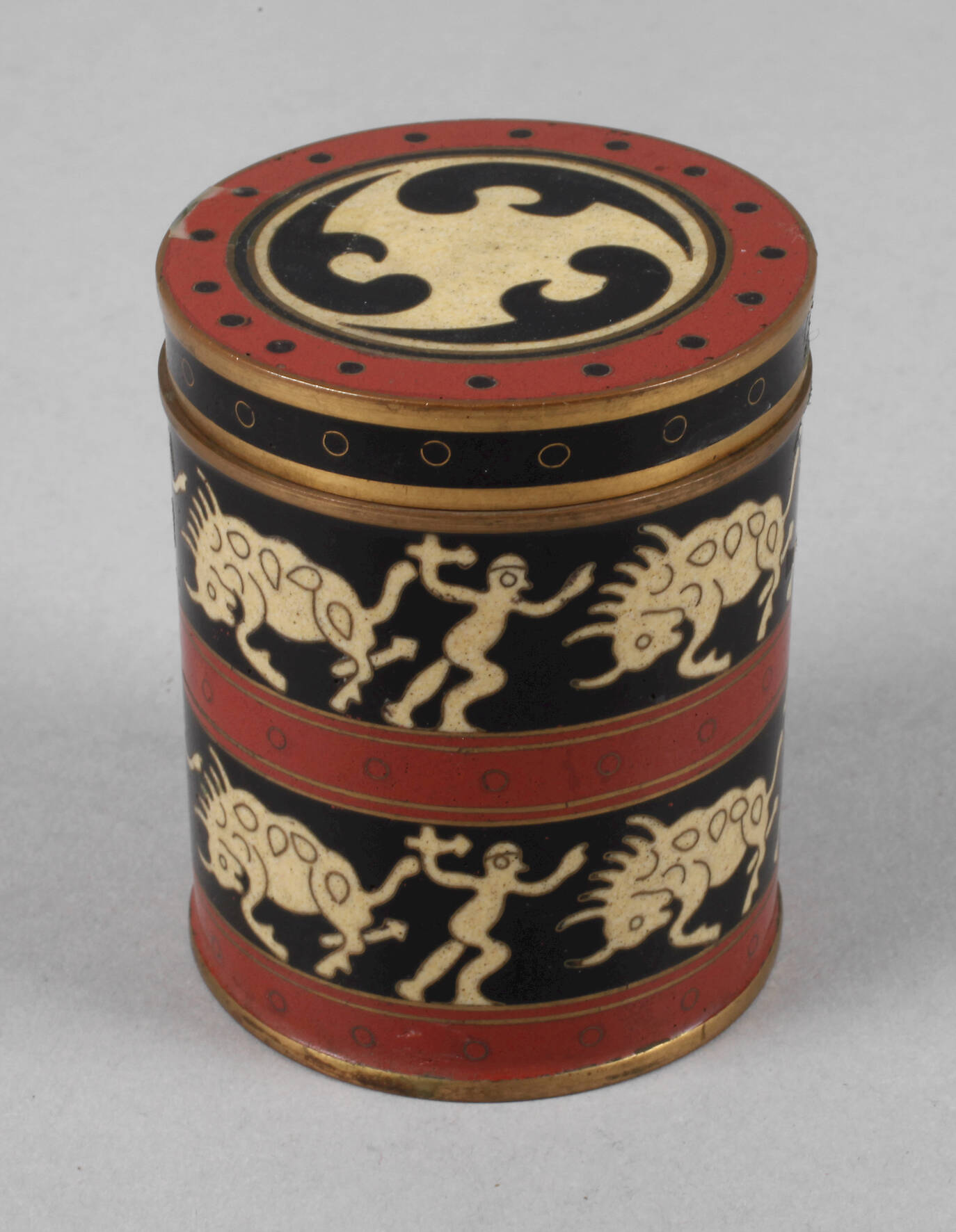 Deckeldose Cloisonné