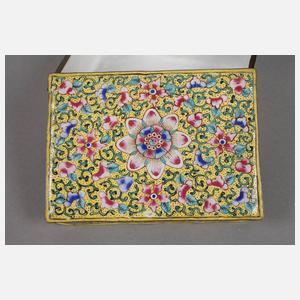 Deckeldose Cloisonné