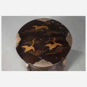 Paar Hocker mit Aufbewahrung