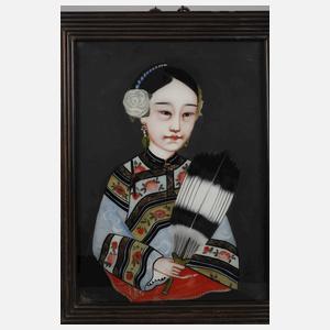 Hinterglasbild China