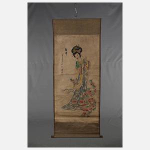 Zwei Rollbilder China