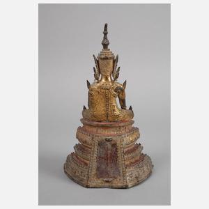 Drei Buddhaplastiken