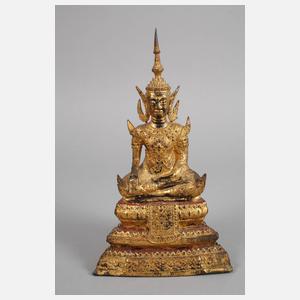 Drei Buddhaplastiken