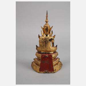 Drei Buddhaplastiken