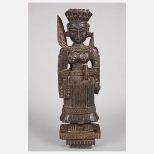 Zwei figürliche Schnitzereien