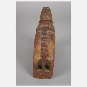 Geschnitzte Pferdeplastik