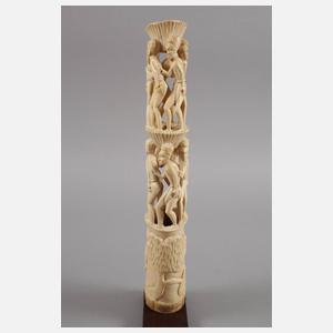 Beschnitzter Stoßzahn