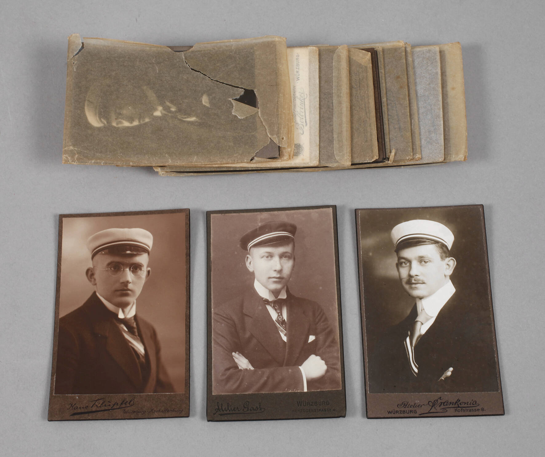 Konvolut Studentenfotos Würzburg