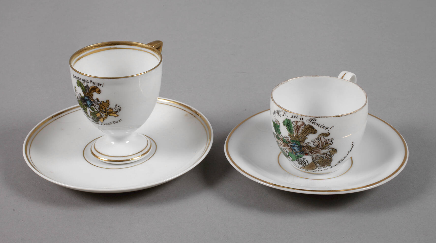 Zwei Mokkatassen Verbindung Pomona