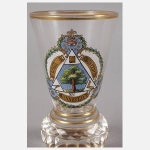 Freimaurerglas Loge zur Ceder Hannover