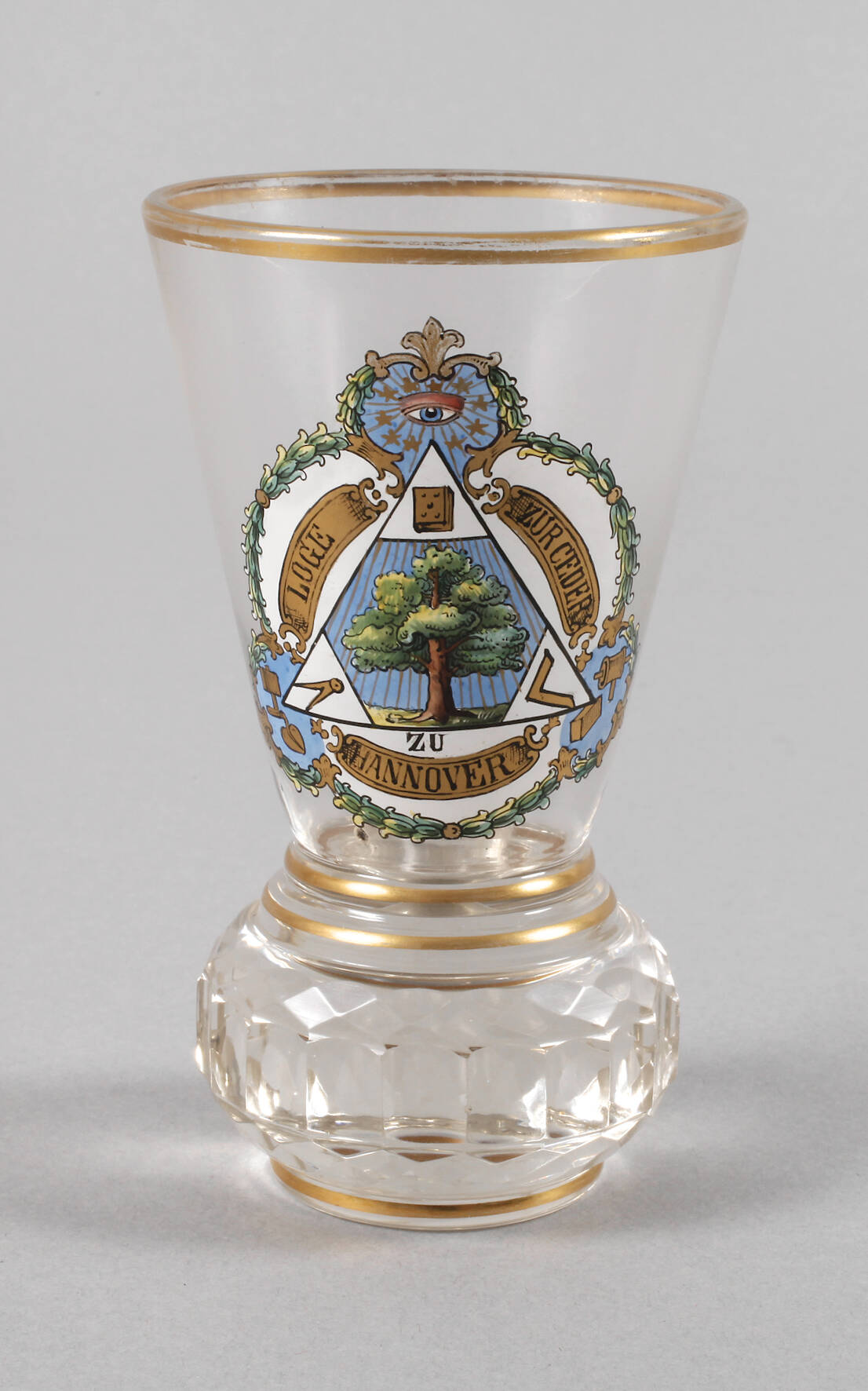 Freimaurerglas Loge zur Ceder Hannover