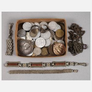 Buntes Konvolut Münzen und Medaillen