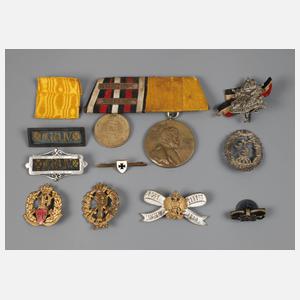 Konvolut Abzeichen 1. Weltkrieg