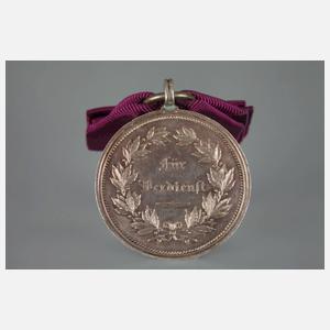 Silberne Verdienstmedaille Reuß