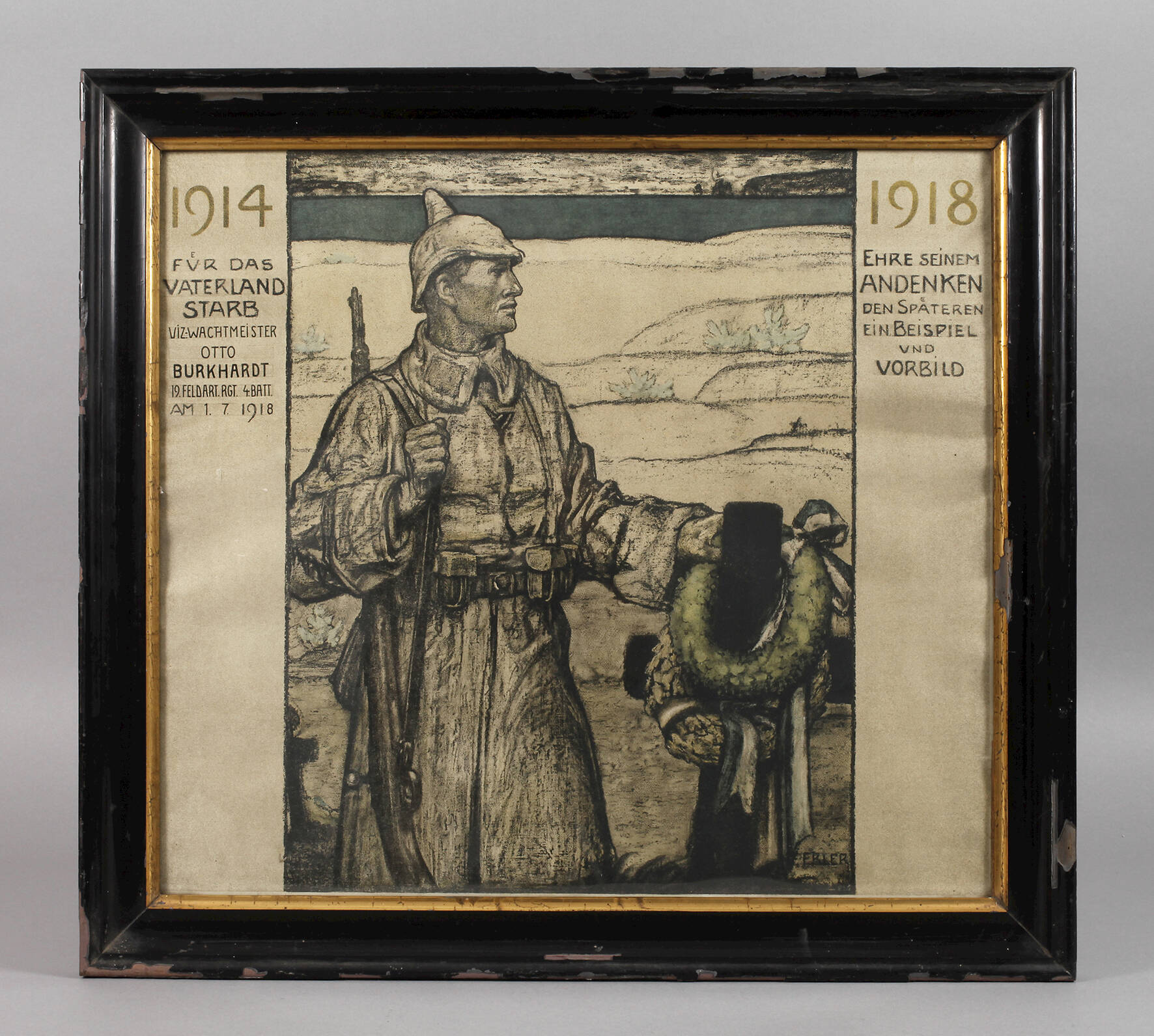 Fritz Erler, Soldaten-Gedächtnisplakat