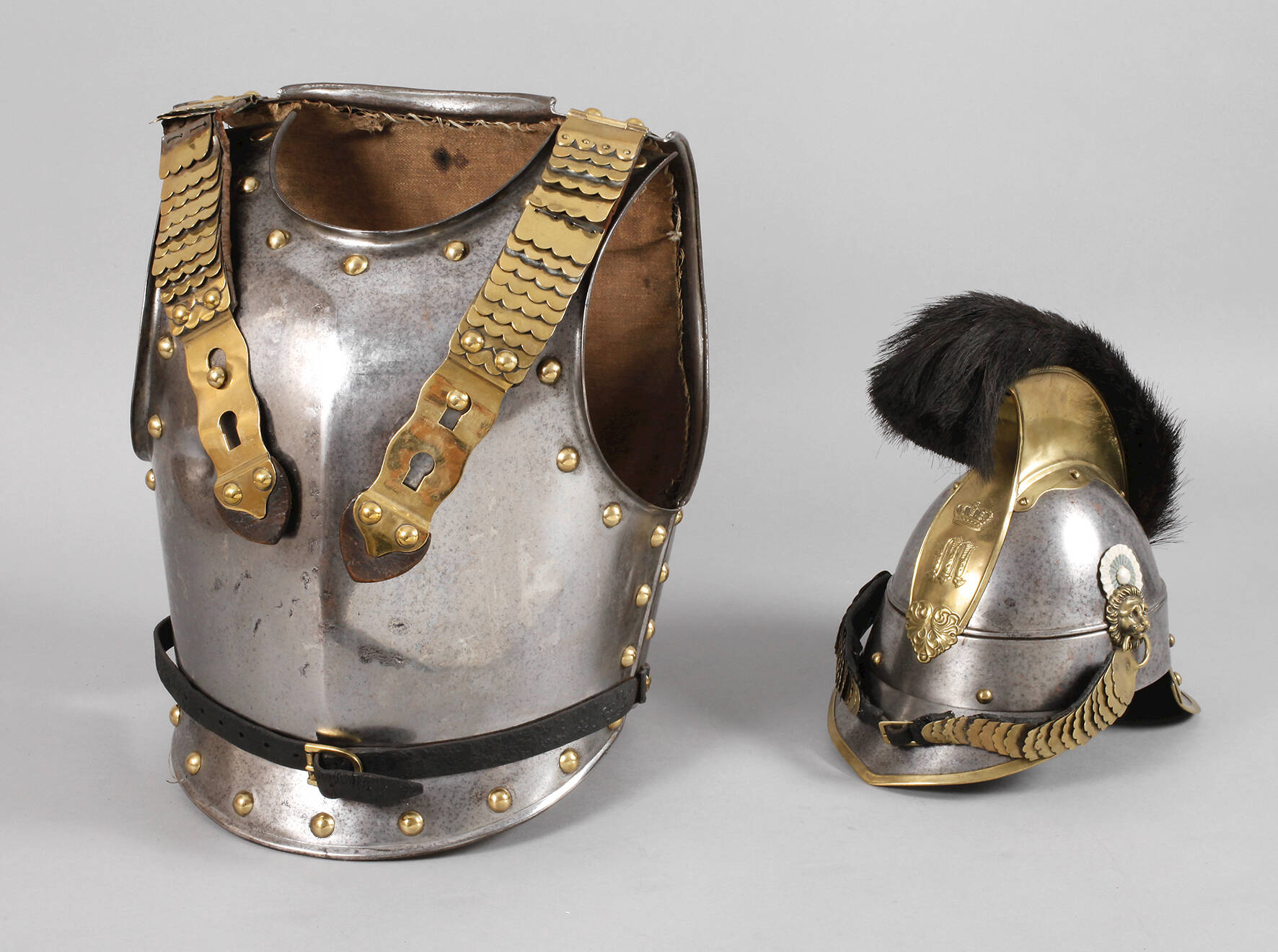 Kürass und Kürassierhelm Bayern