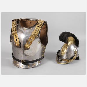 Kürass und Kürassierhelm Bayern