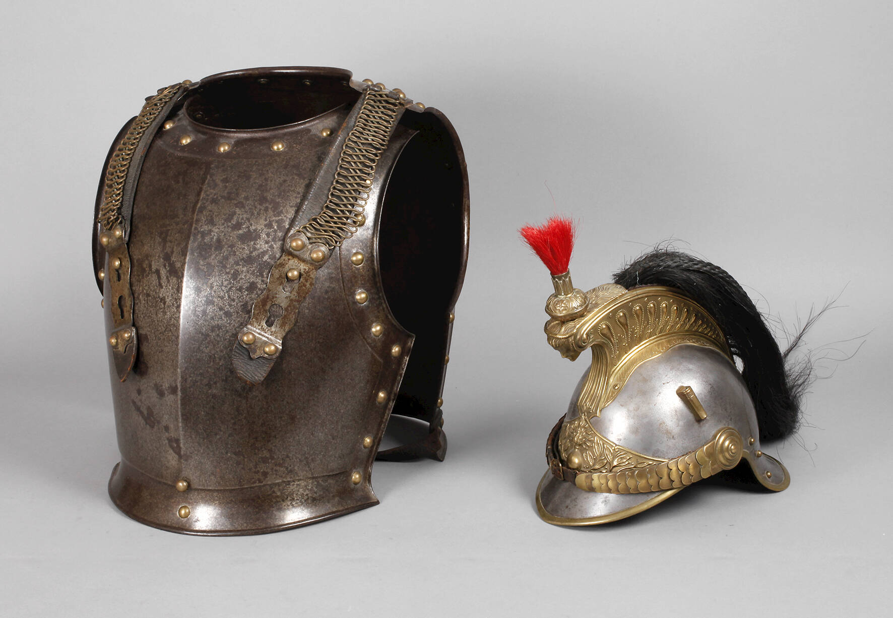 Helm und Kürass Frankreich um 1845