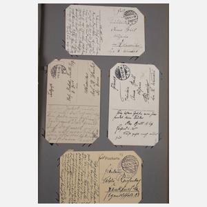 Zwei Alben Militärmotive und Feldpost