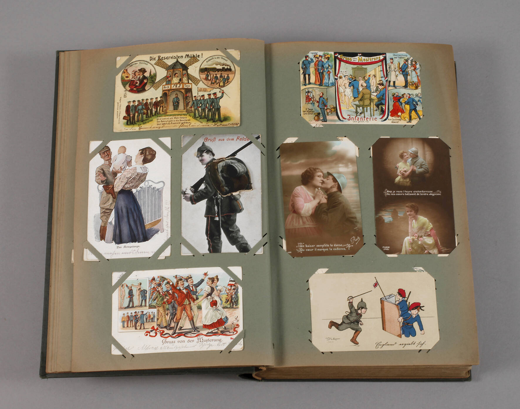Ansichtskartenalbum 1. Weltkrieg
