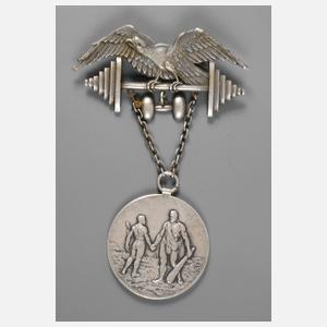 Preismedaille Gewichtheben