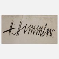 Autogramm Heinrich Himmler111