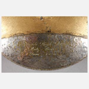 Dose mit Flugzeug Art déco