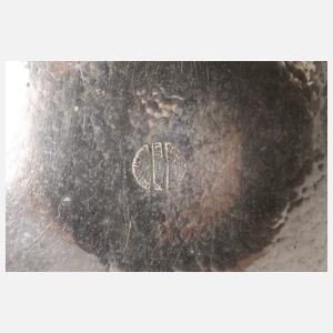 Dose mit Flugzeug Art déco