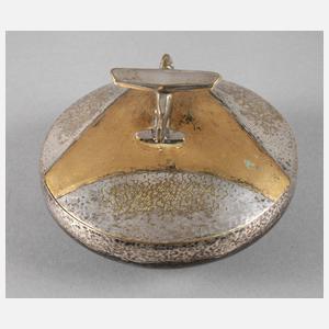 Dose mit Flugzeug Art déco